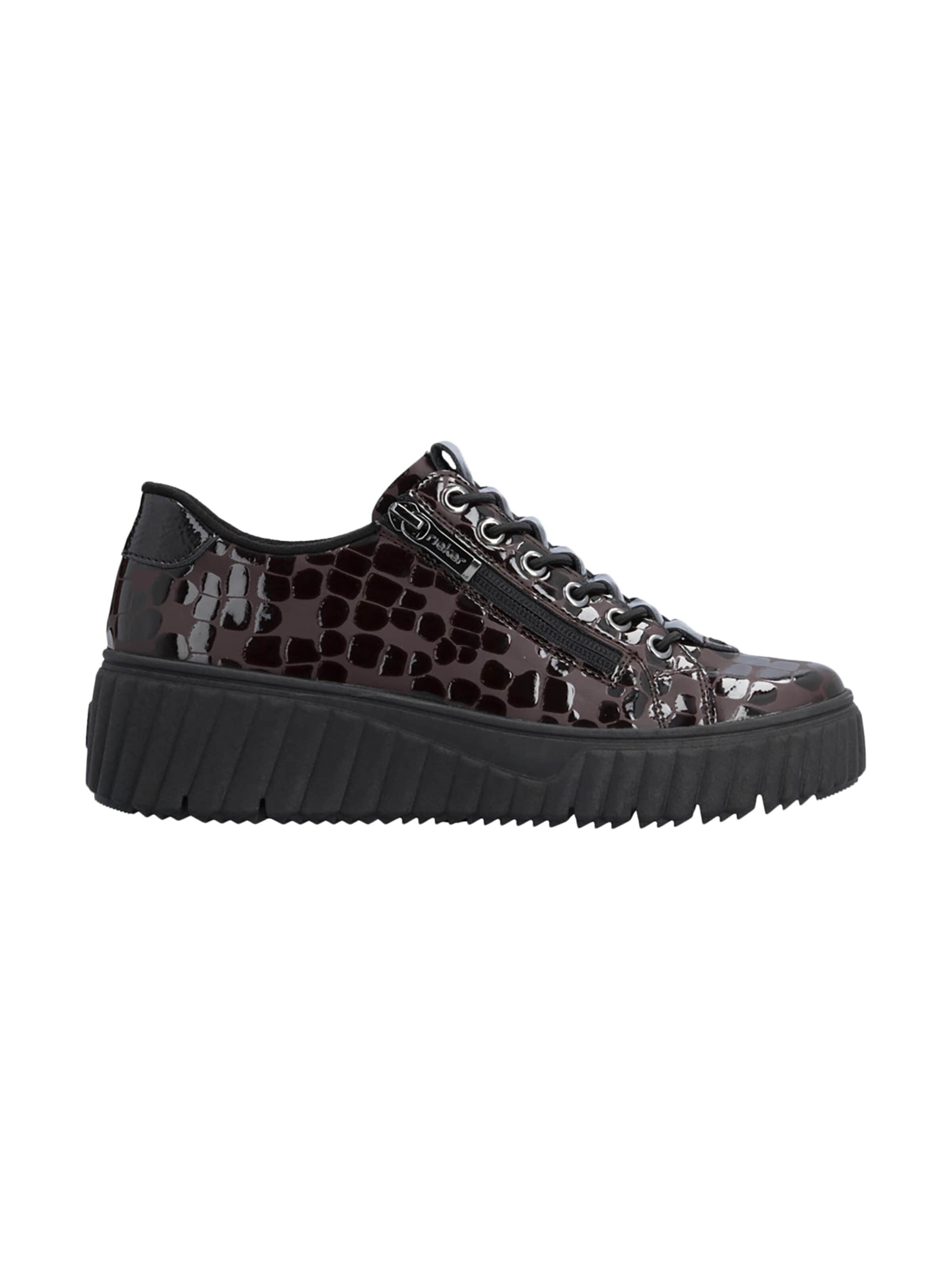 Chaussure de sport à lacets 'Lando Low-Top-Sneaker aus Leder' Rieker en marron