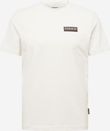 T-Shirt 'S-IAATO' NAPAPIJRI en blanc : devant