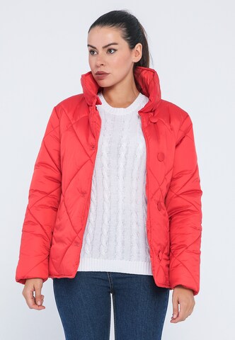 Giorgio di Mare Between-Season Jacket 'Grenoble' in Red: front