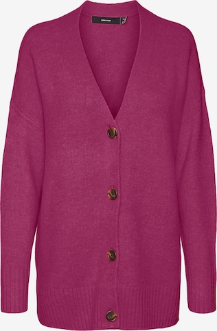 VERO MODA Knit cardigan 'LEFILE' in Pink: front