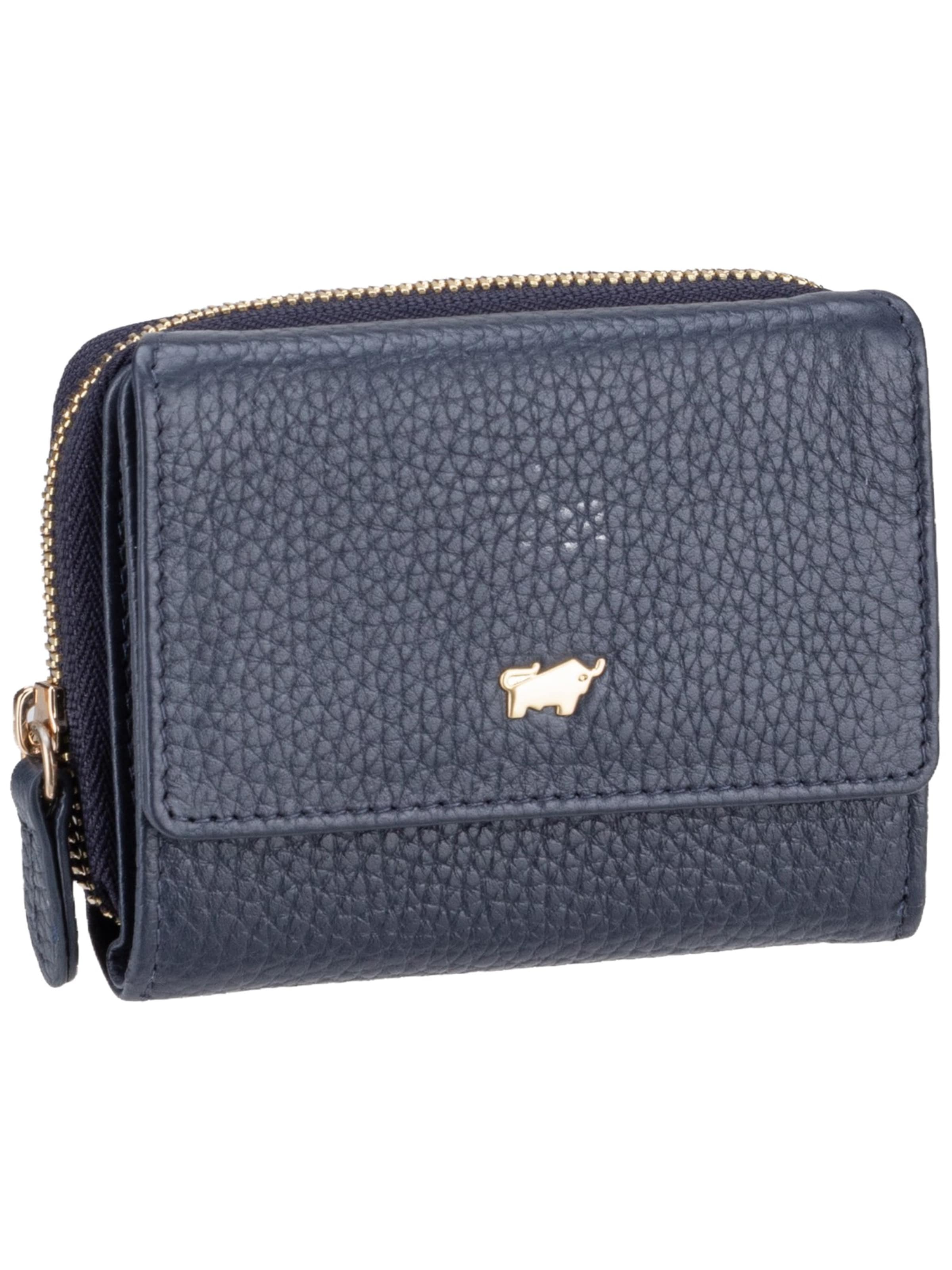 Braun Büffel Wallet ' Asti RV 50446 6CS ' in Blue: front