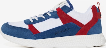 Baskets basses Spyder en bleu : devant