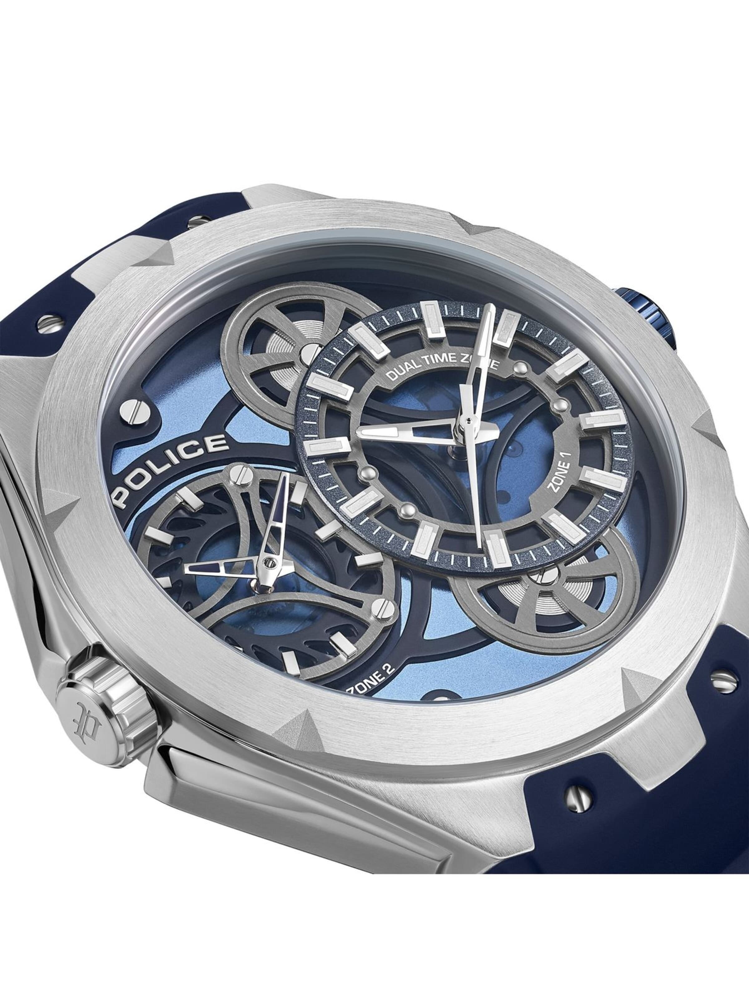 POLICE Analoog horloge in Blauw