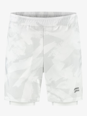 Fortex Fitness Regular Sports trousers 'Active 2-in-1 Shorts' in White