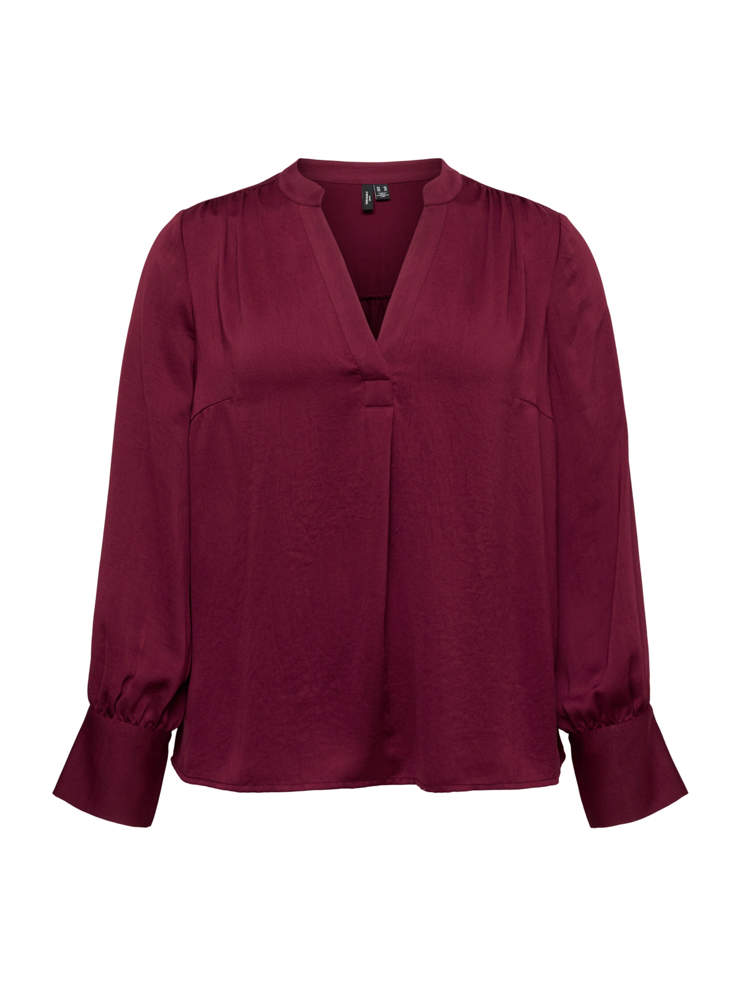 Camicia da donna 'VMCMASANA' di Vero Moda Curve in rosso: frontale