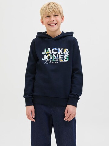 Jack & Jones Junior Sweatshirt in Blauw: voorkant