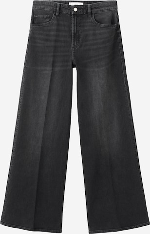 MANGO Levenevä Farkut 'ELISE' värissä musta: etupuoli