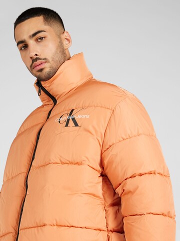Calvin Klein Jeans Демисезонная куртка в Черный