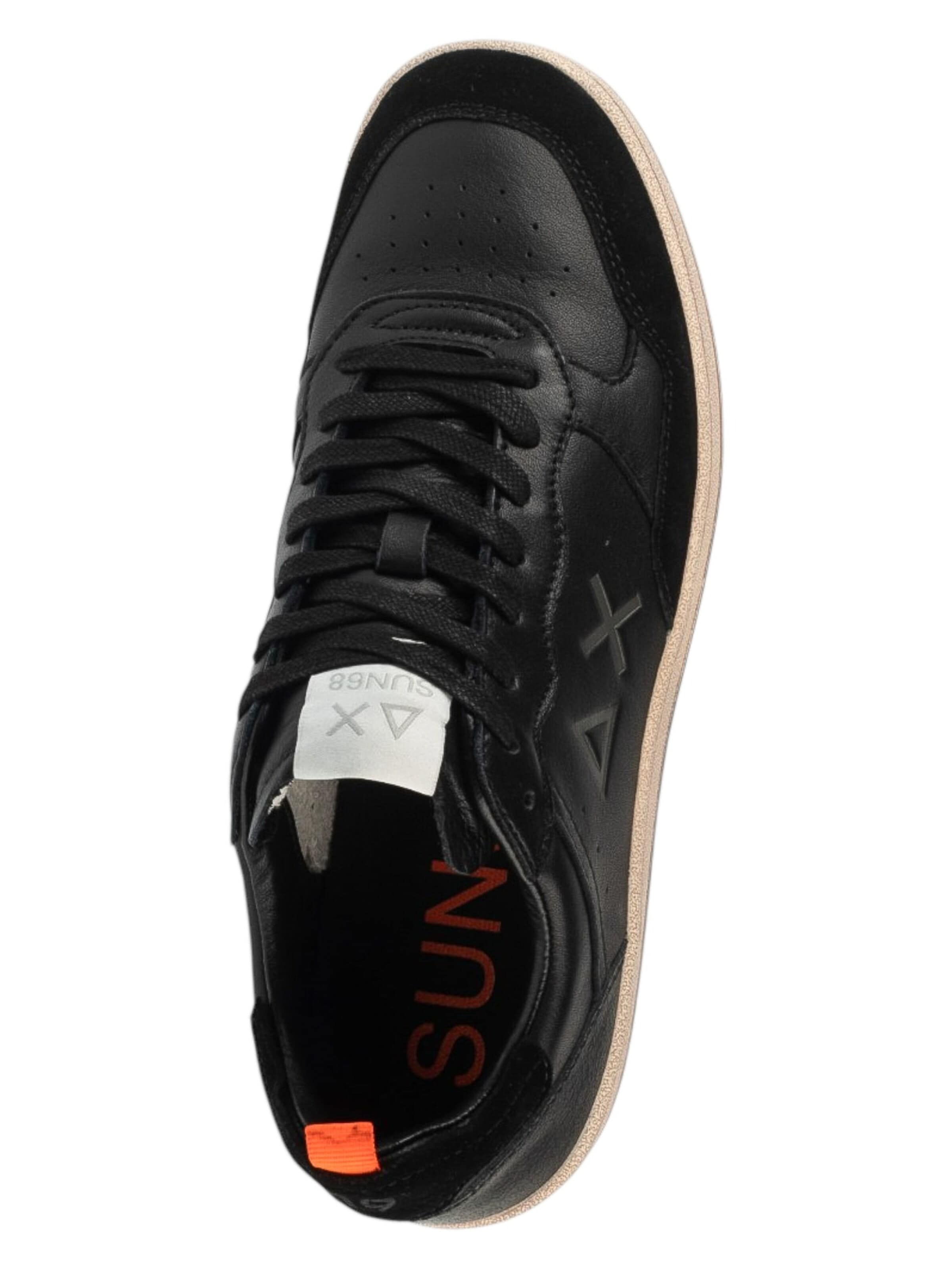 SUN68 Sneakers laag 'Urban Basket' in Zwart