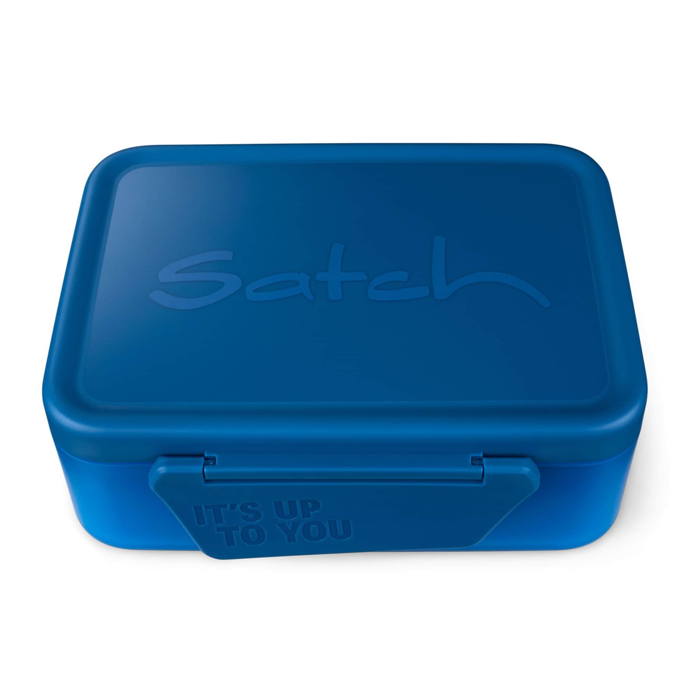 Satch Brotdose in Blau: Vorderseite