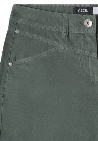 CECIL Wide leg Pants in Green