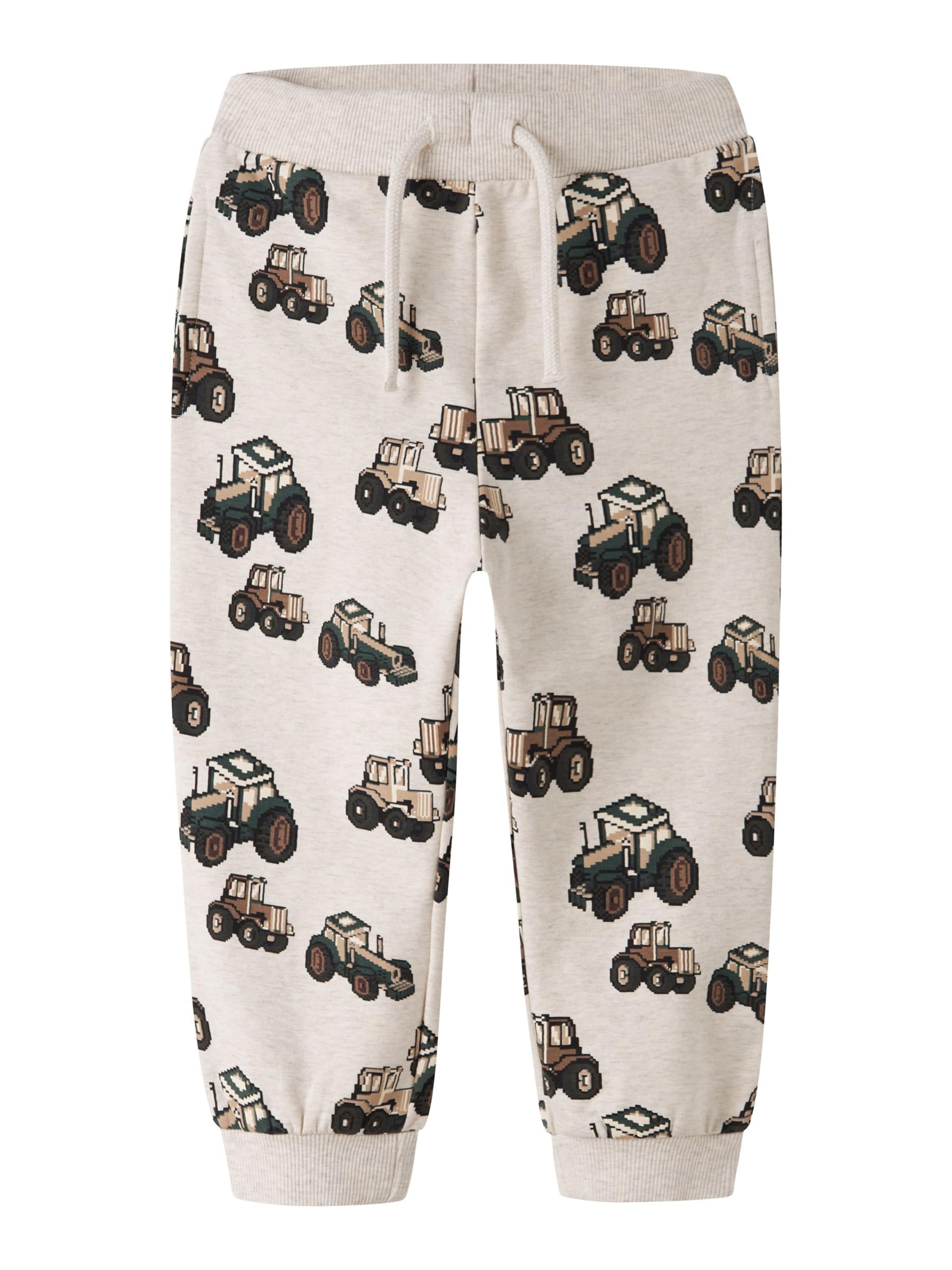 NAME IT - Pantalón deportivo en beige: frente