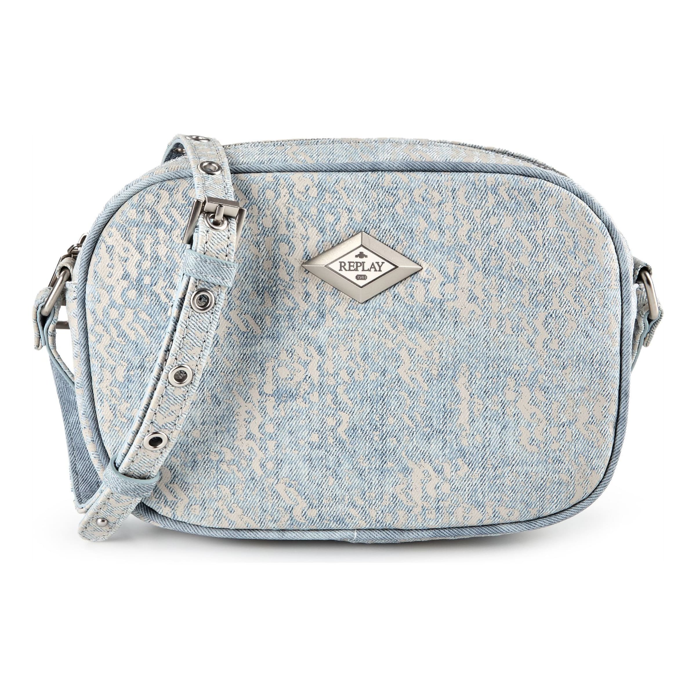 Borsa a tracolla di REPLAY in blu: frontale