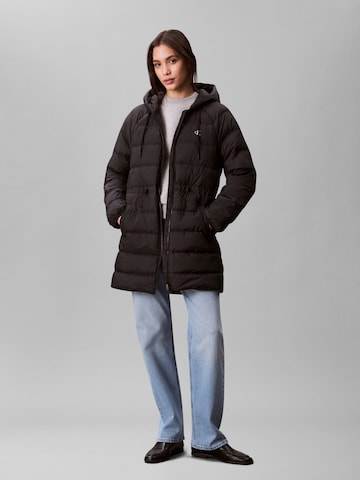Calvin Klein Jeans Демисезонное пальто в Черный