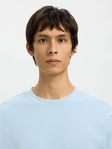 T-Shirt SELECTED en bleu