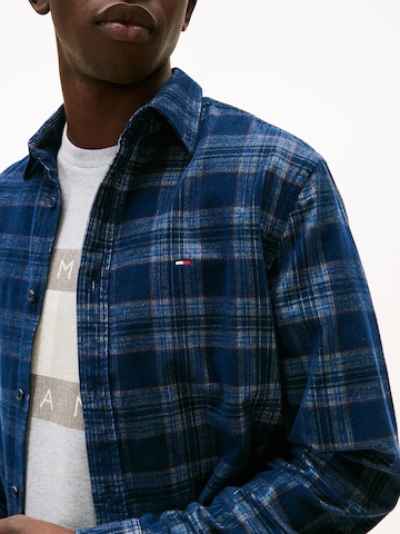 Tommy Jeans Comfort Fit Hemd in Blau