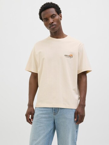 T-Shirt 'JORAcapulco' JACK & JONES en beige