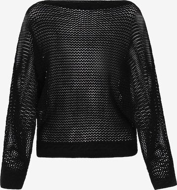 DreiMaster Vintage Pulover 'Comfy' | črna barva: sprednja stran