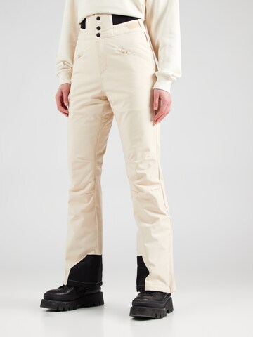 Coupe slim Pantalon de sport 'Whitewater' BRUNOTTI en beige : devant