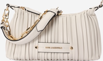 Karl Lagerfeld Crossbody Bag in Grey: front