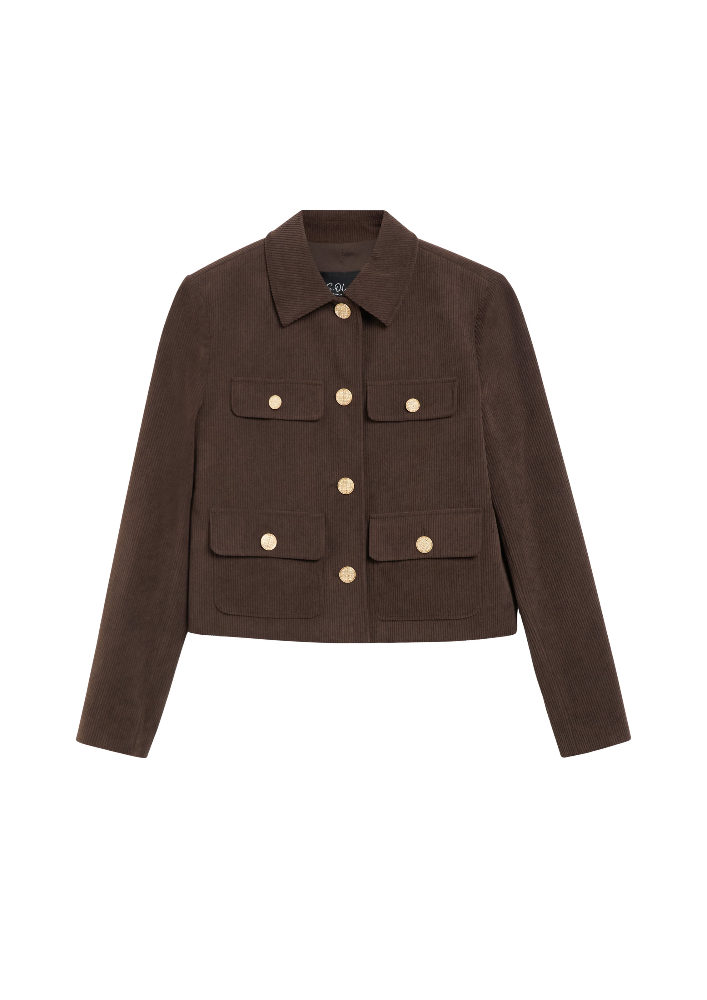 s.Oliver Between-season jacket in XXS in Dark brown, Item view