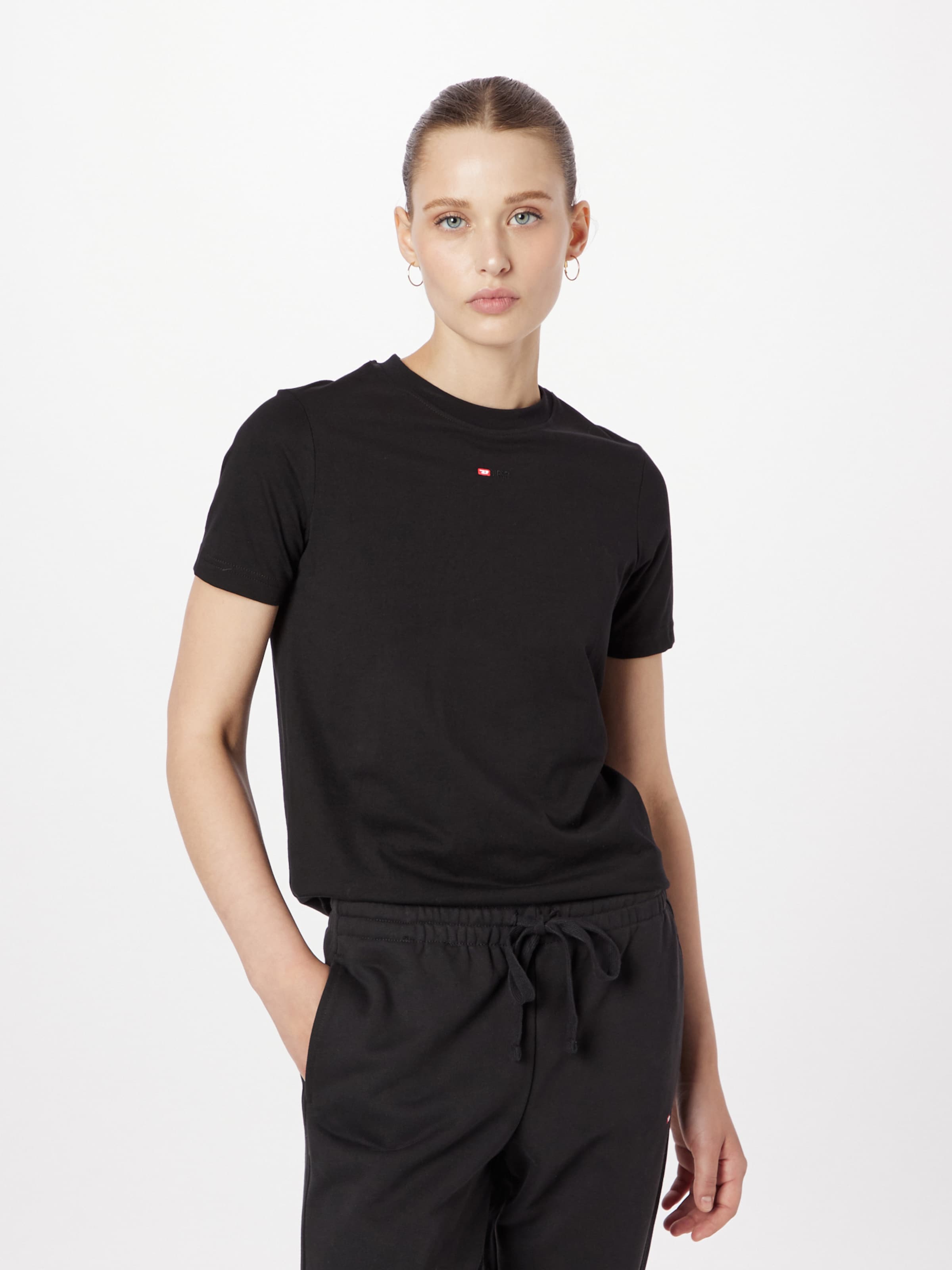 Diesel t-shirt clearance schwarz