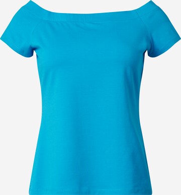 T-shirt COMMA en bleu : devant