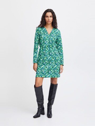 ICHI Jurk 'Kate ' in Groen