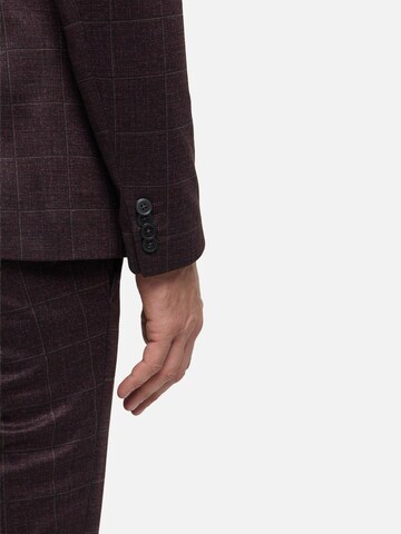 Zuitable Slim fit Suit Jacket 'DiNick' in Red