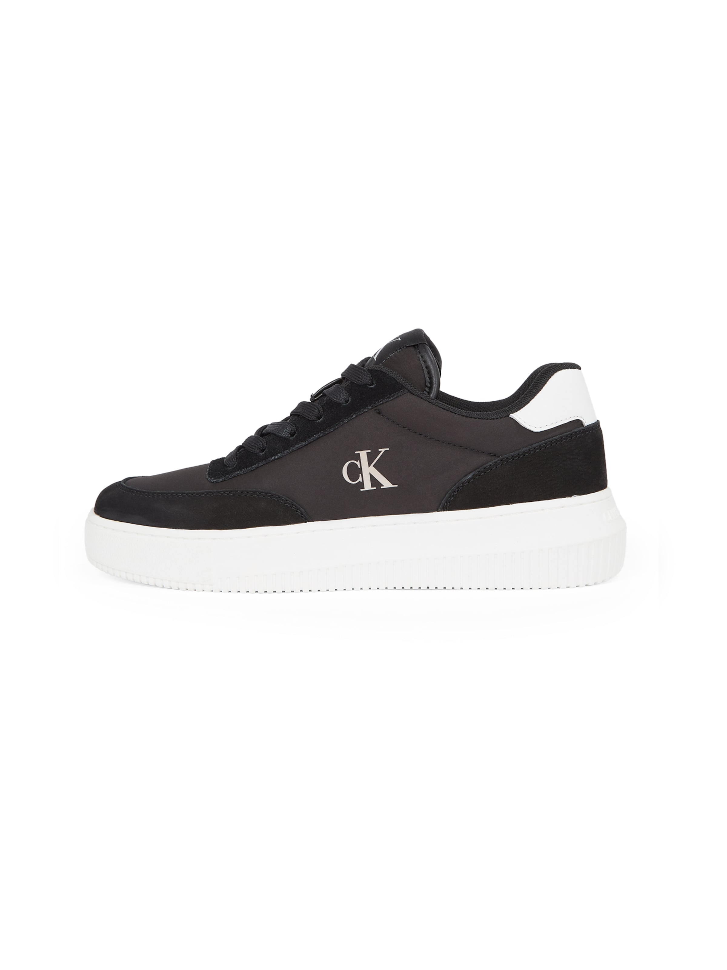 Sneaker bassa di Calvin Klein in nero: frontale