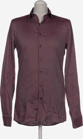 OLYMP Button Up Shirt in M in Red: front