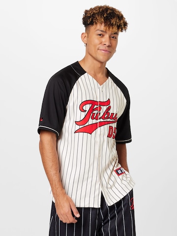 FUBU - Regular Fit Camisa em branco: frente