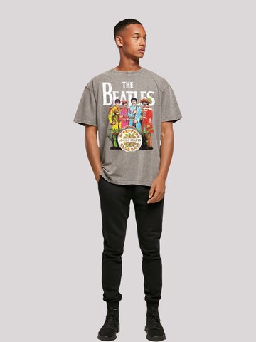 F4NT4STIC Shirt 'The Beatles Sgt Pepper' in Grey