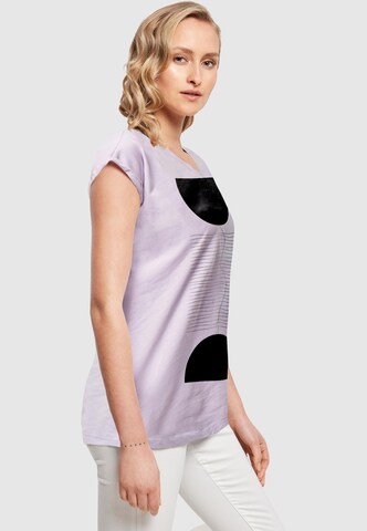 T-shirt 'Abstract Lines' Merchcode en violet