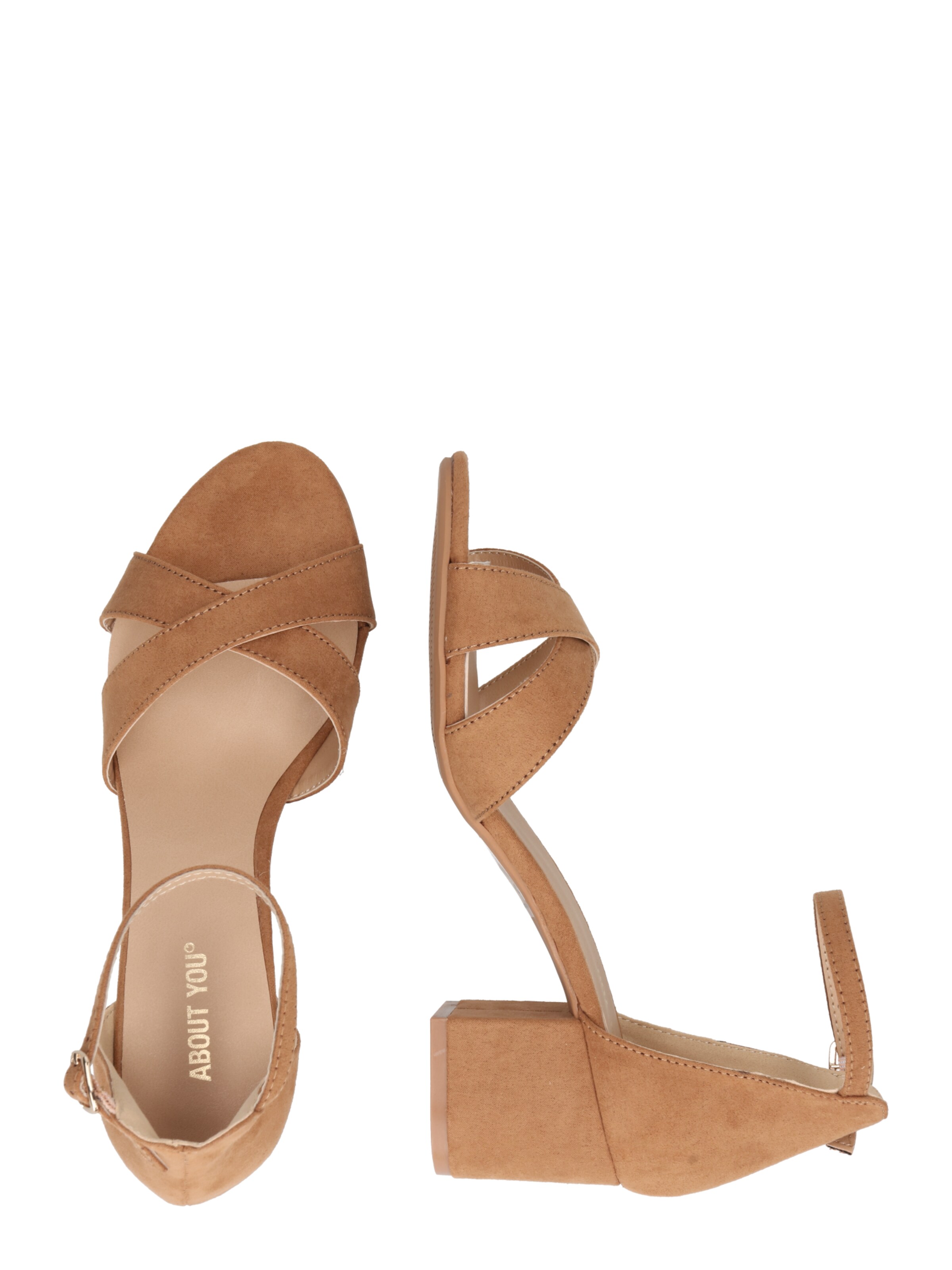 Sandales 'Dina' ABOUT YOU en marron