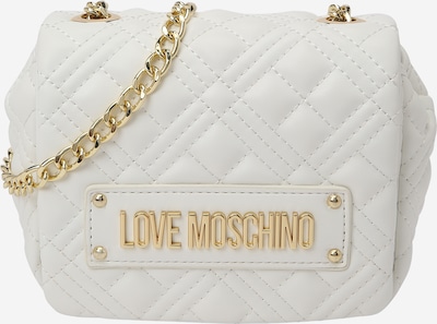 Love Moschino Schoudertas in de kleur Goud / Wit, Productweergave