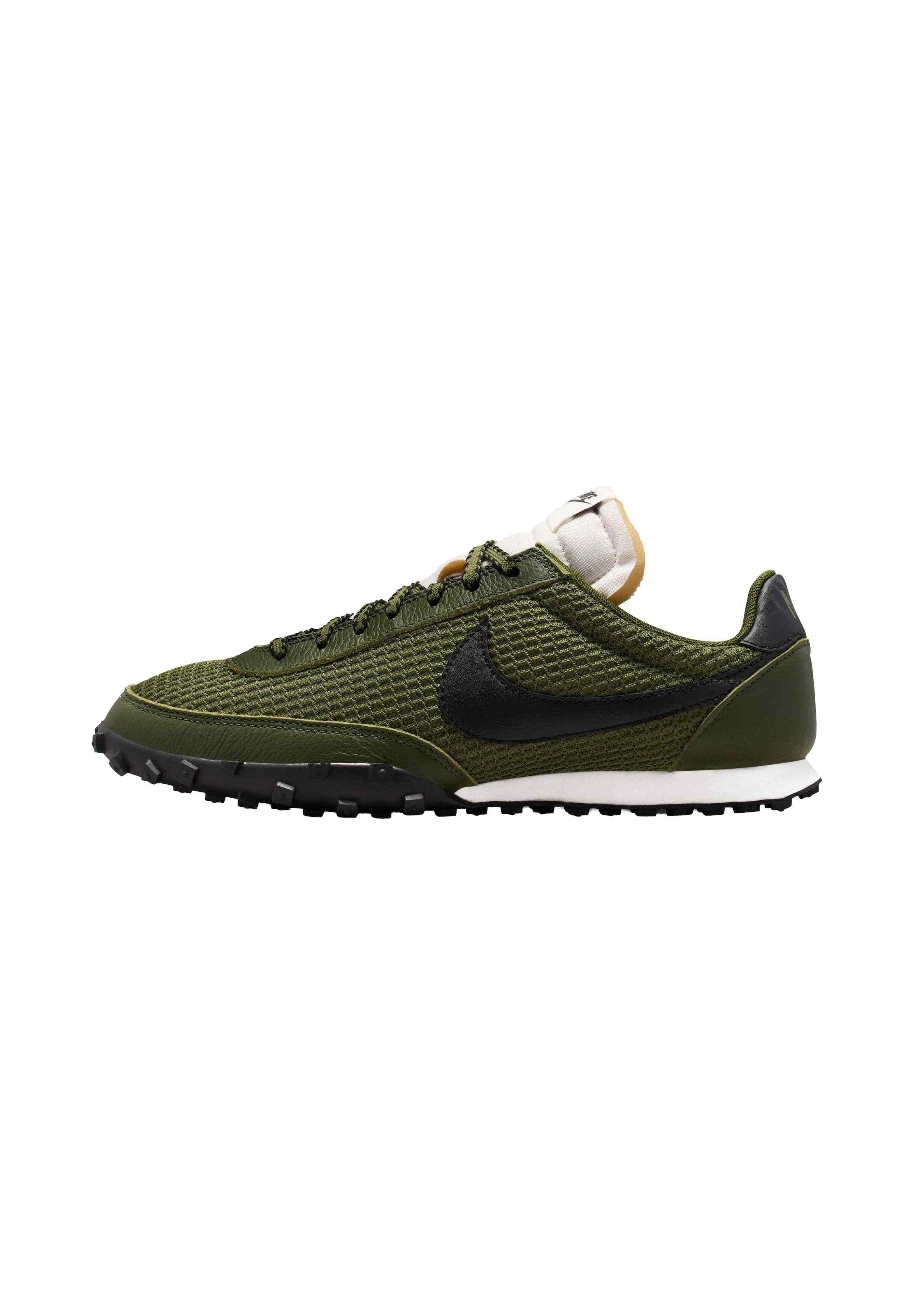 Nike Sportswear Sneakers laag 'Waffle Racer' in 39 in de kleur Donkergroen / Zwart / Wit, Productweergave