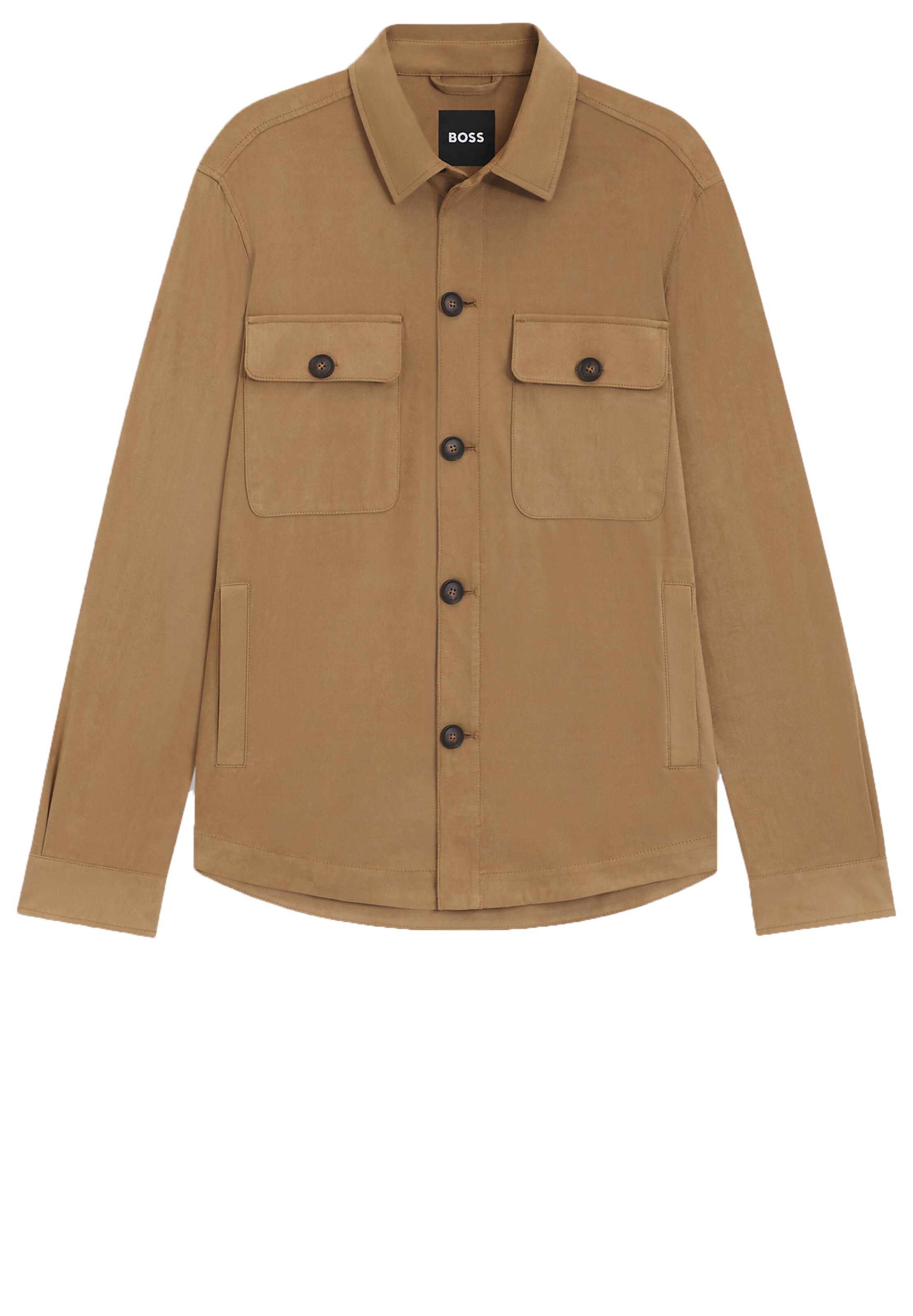 BOSS Overshirt in Beige: Vorderseite