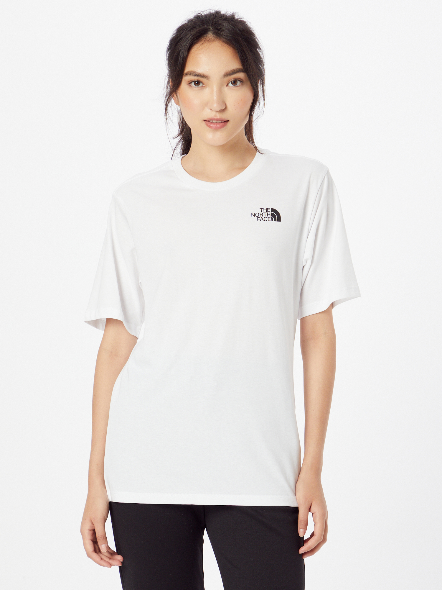 THE NORTH FACE T-Shirt SIMPLE DOME in Weiß 