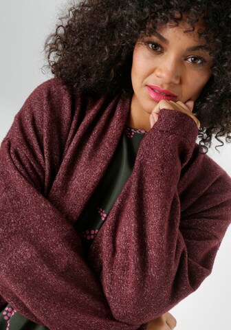 Aniston Knit Cardigan in Red