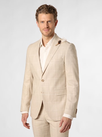 CG CLUB OF GENTS Slim fit Business Blazer 'Paul SV' in Beige: front