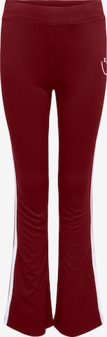 Pantalon 'Vida' ONLY GIRLS en rouge : devant