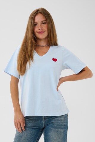 CULTURE - Camiseta 'CUliba' en azul: frente