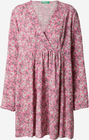 Robe UNITED COLORS OF BENETTON en rose : devant