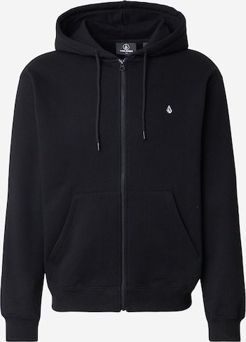 Volcom Jopa na zadrgo 'SINGLE STONE' | črna barva: sprednja stran