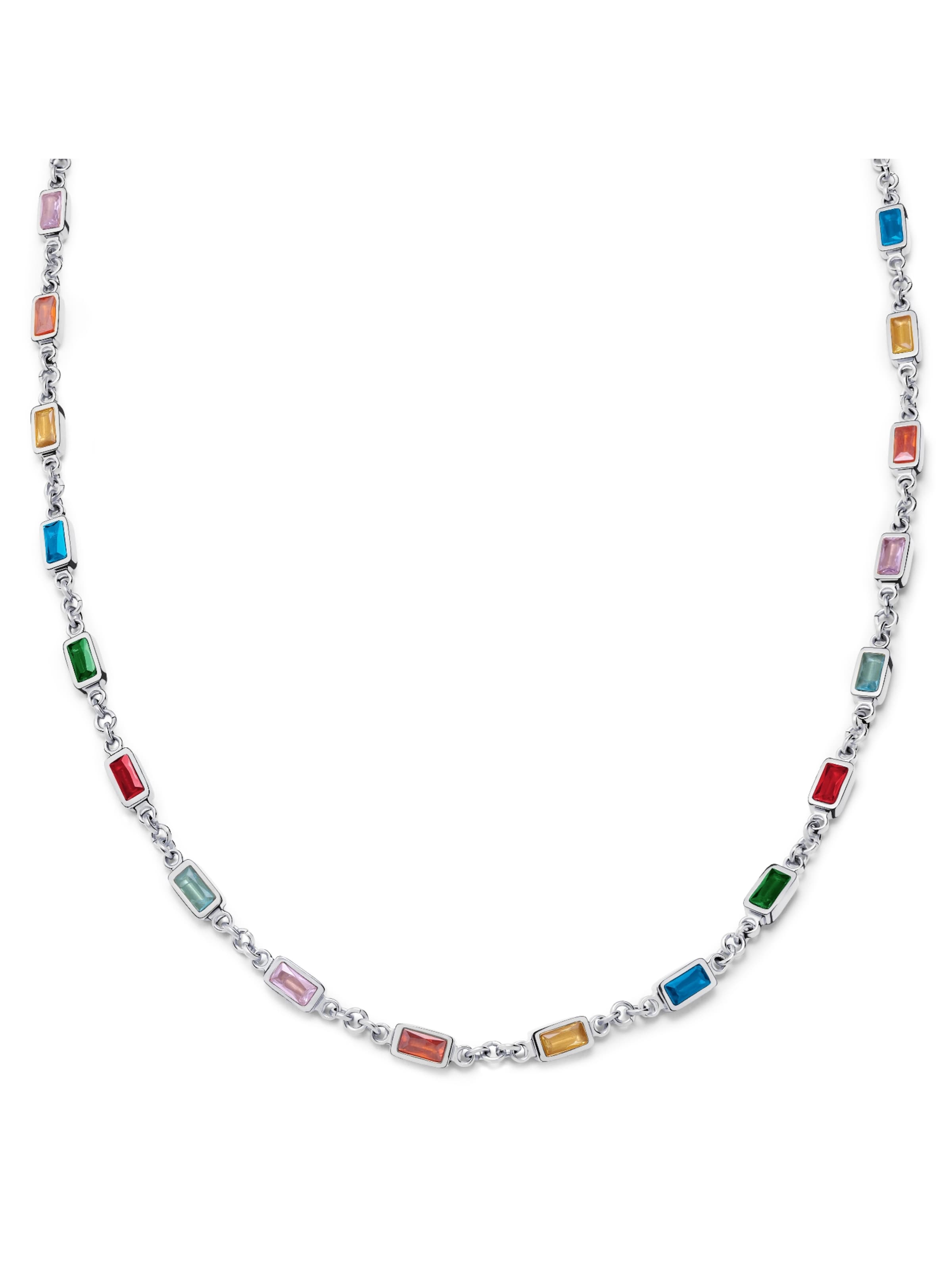 Arkai Necklace 'Prism' in Silver: front