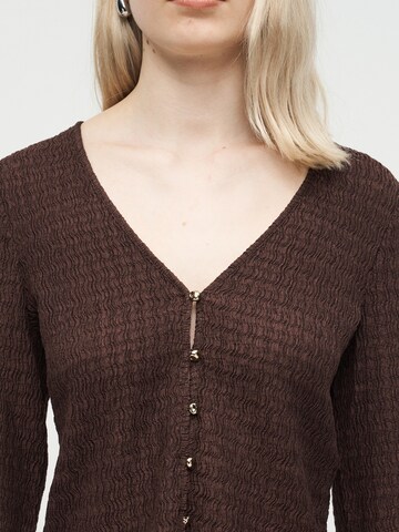 ONLY Вязаная кофта 'ONLILSE' в Коричневый