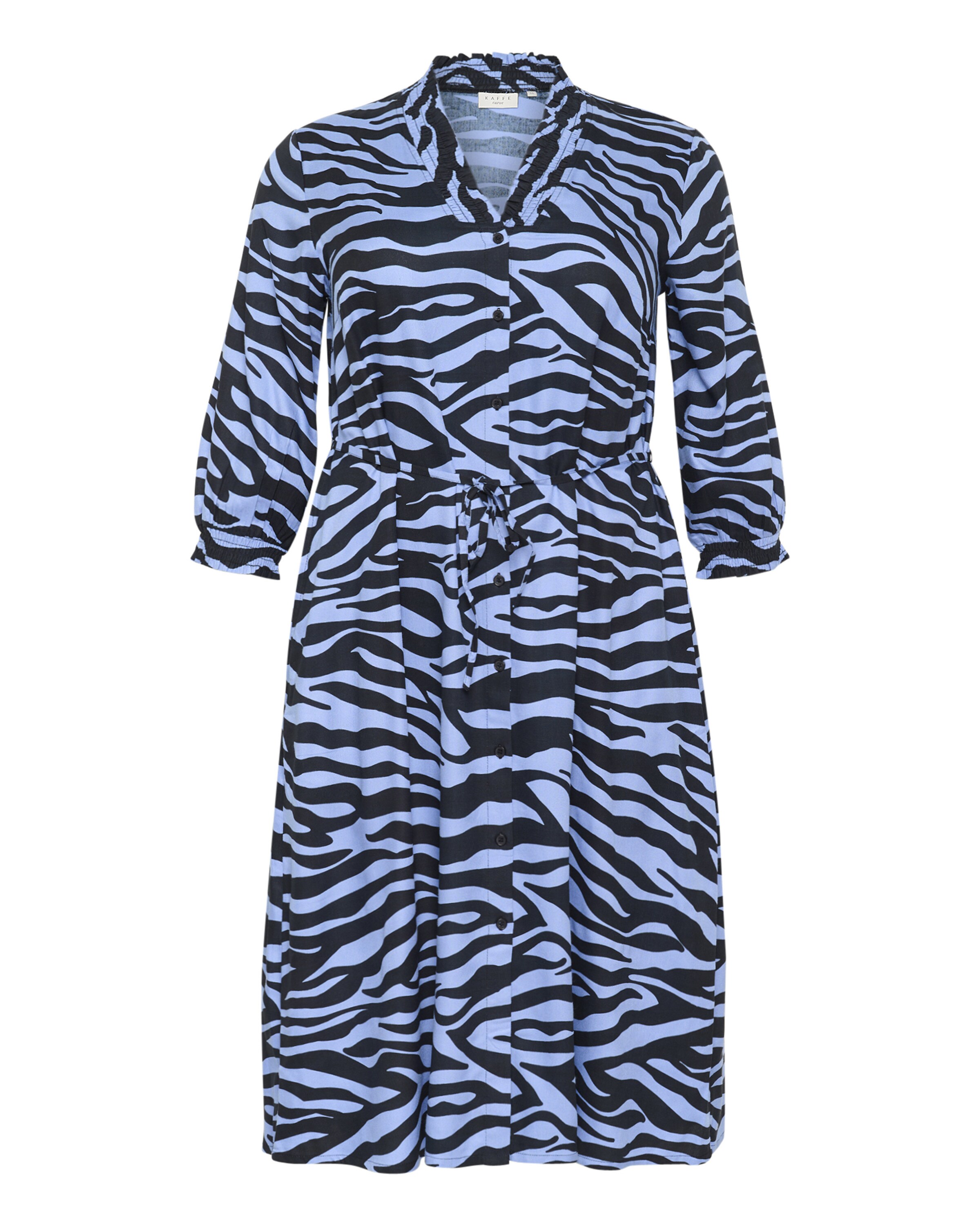 KAFFE CURVE Kjole 'KColena' i blå: forside