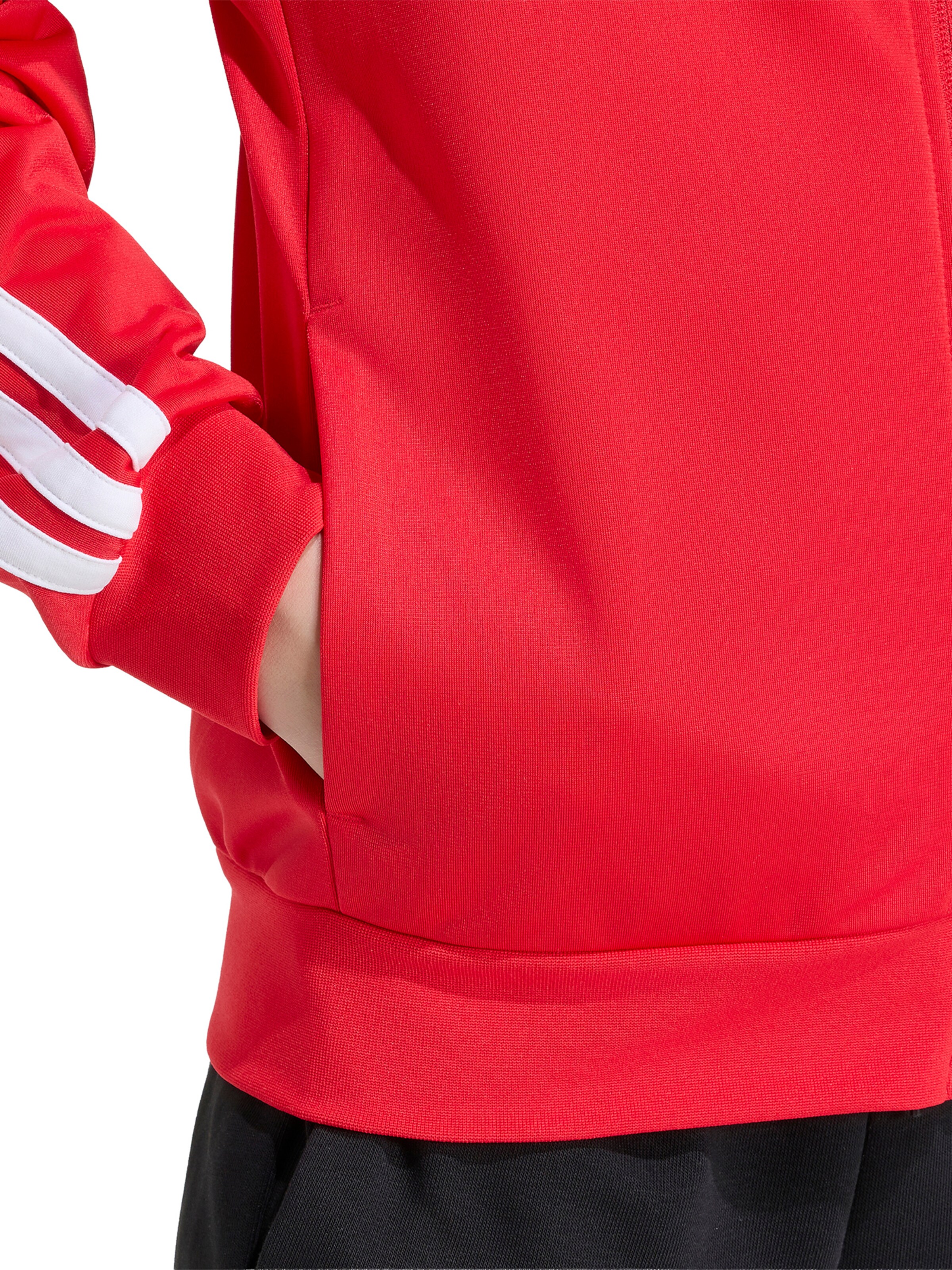 Bluză cu fermoar sport de la ADIDAS SPORTSWEAR pe roșu