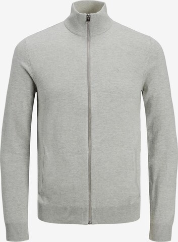 JACK & JONES Cardigan 'EMIL' i grå: forside